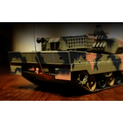 Czołg zdalnie sterowany ASG/IR/dźwięk 1:24 German Leopard II A5 RTR 2.4Ghz - Heng Long 3809